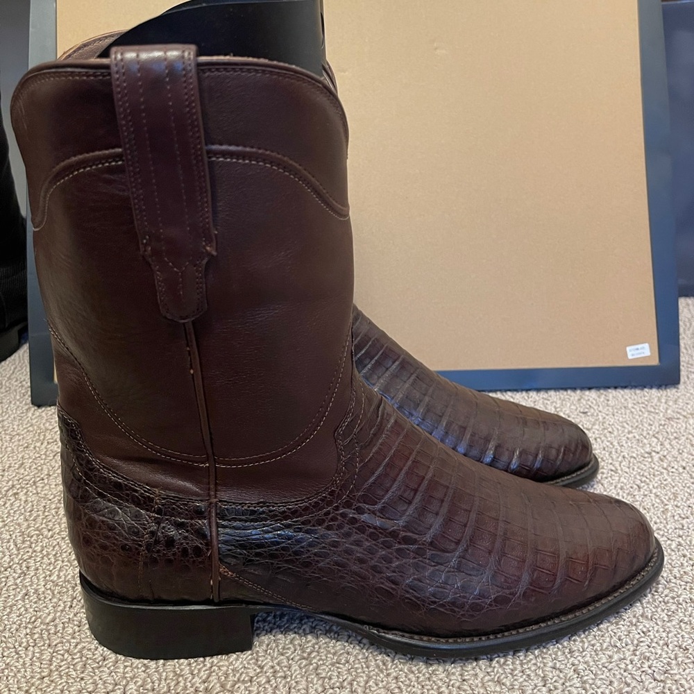 Tecovas “the cole” roper Chocolate Caiman